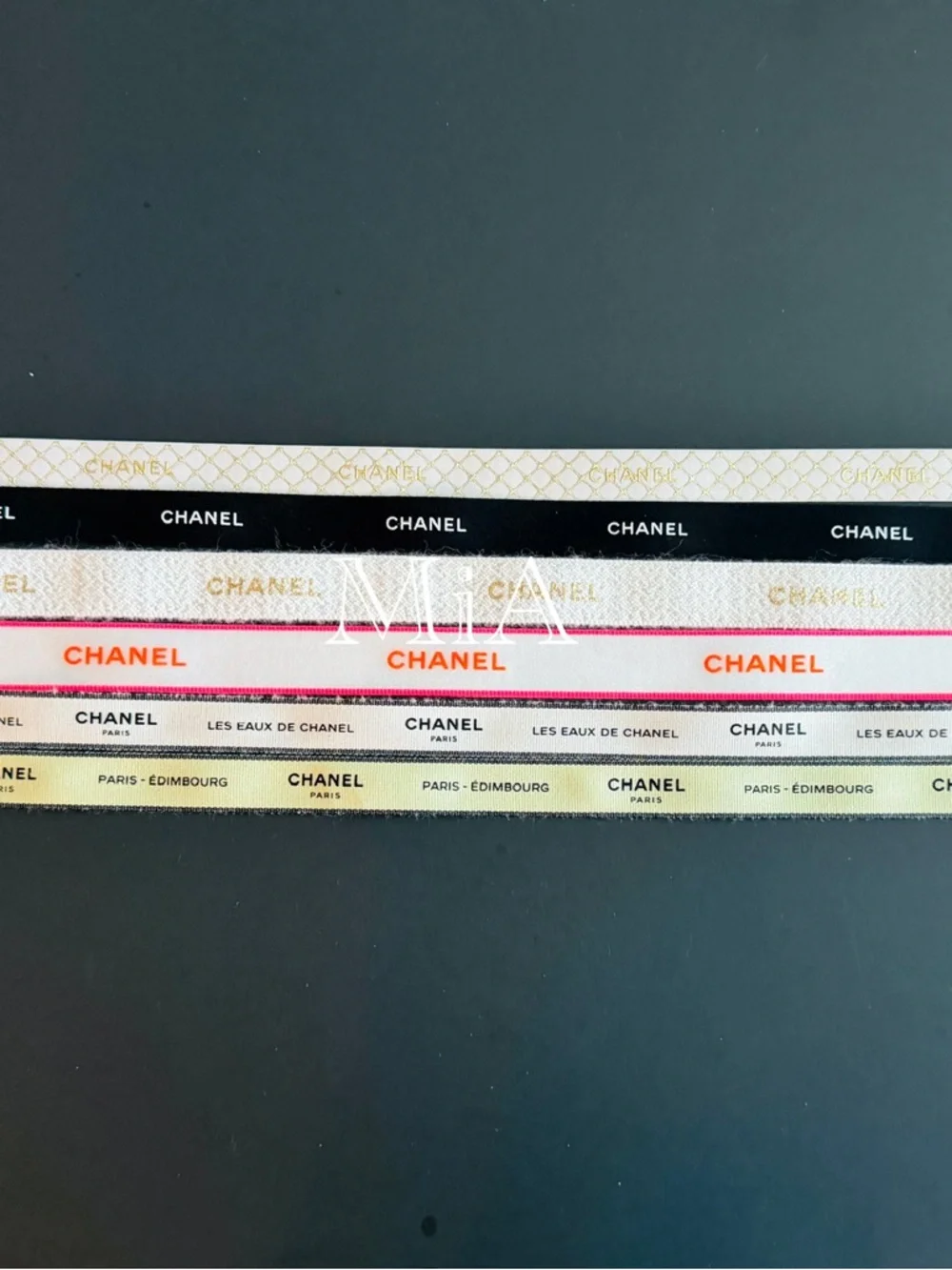 6 x CHANEL Ribbon 1 Yard each